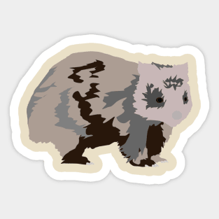 Common Wombat Sticker